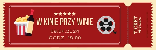 bilet na wydarzenie "W kinie przy winie"